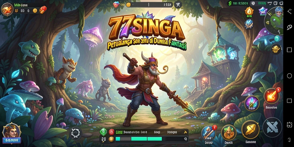 Gameplay seru dalam petualangan fantastis 77SINGA.