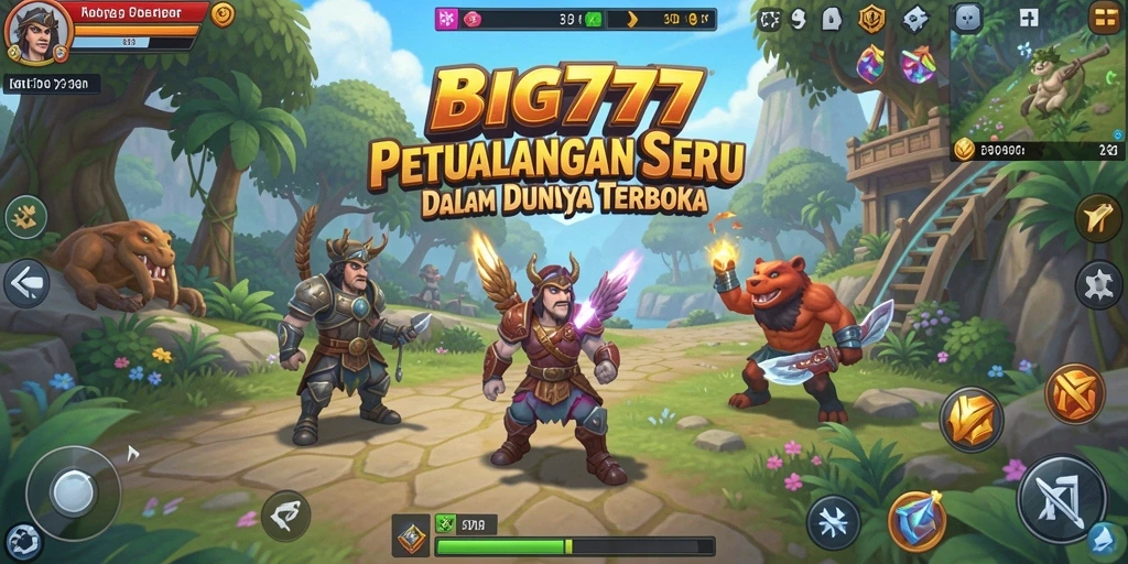 Tampilan gameplay menarik dari BIG777 dengan banyak petualangan.