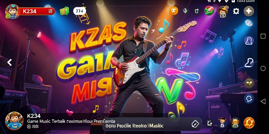 Tampilan gameplay K234 yang penuh warna dan interaktif.