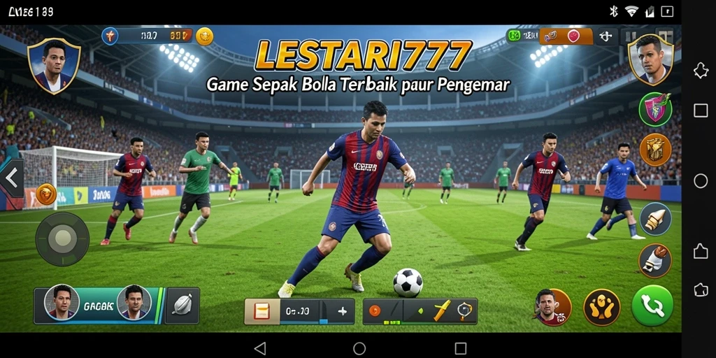 Tangkapan layar gameplay LESTARI777 yang menyajikan aksi sepenuh lapangan.