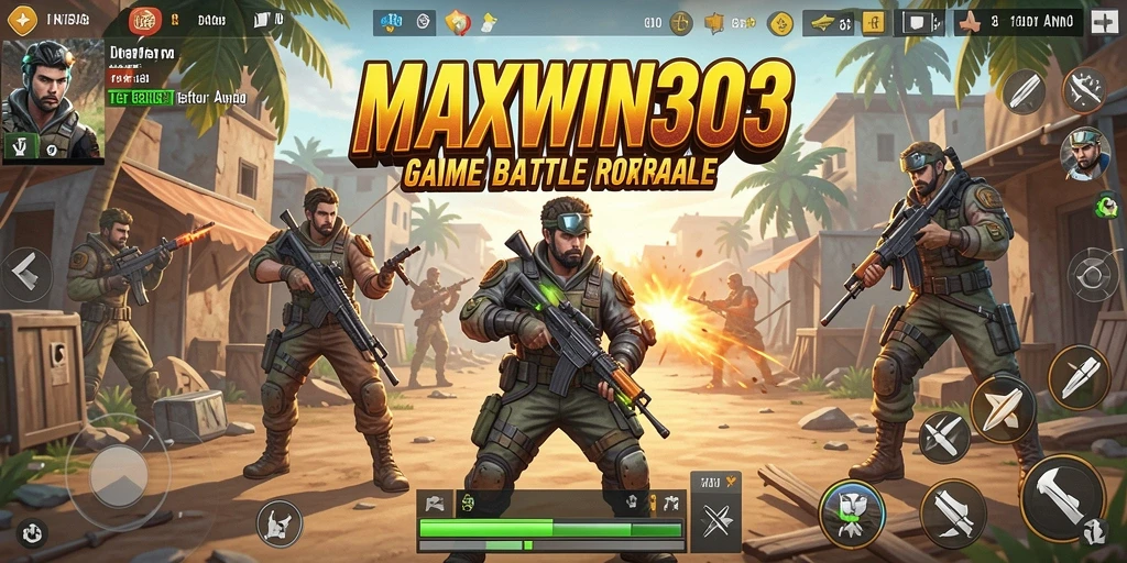 Tangkapan layar gameplay MAXWIN303 yang menegangkan di tengah pertempuran.