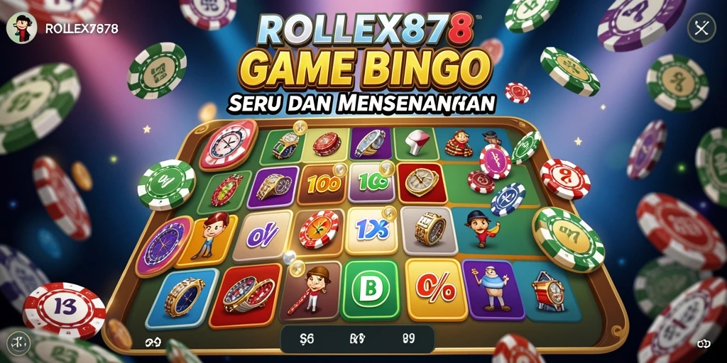 Tampilan gameplay seru di ROLEX878 saat bermain Bingo.